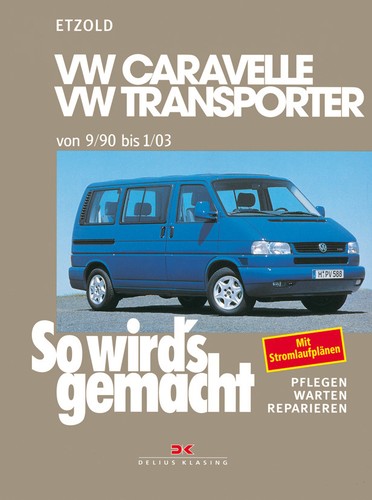 Reparaturanleitung bus t4 - vw,