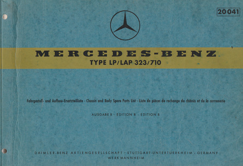 Mercedes benz type - lp, 323