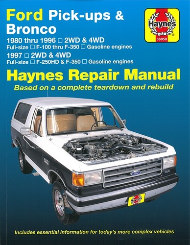 Haynes handbuch ford pick - pick-up, &