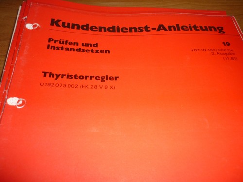 Bosch kundendienstunterlage - bosch,