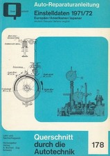 Einstelldaten Oldtimer Modelle