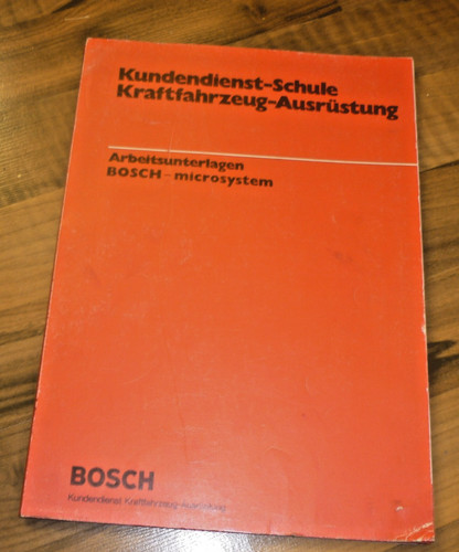 Bosch kundendienstunterlage - bosch,
