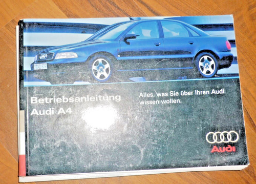 Betriebsanleitung audi a4 - a4,