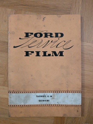 Ford service film taunus - ford, 12m