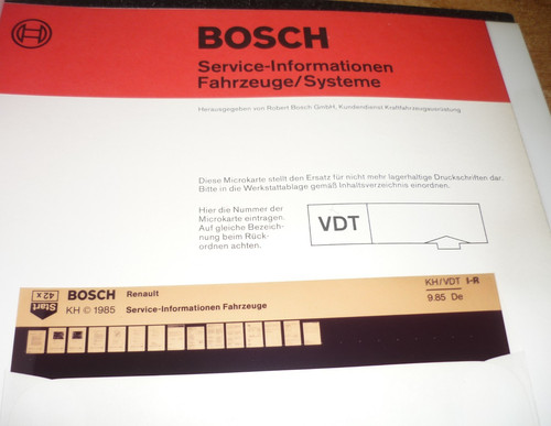 Bosch microfiche - bosch,