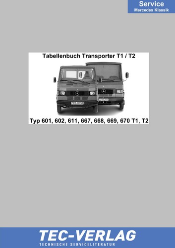 Mercedes tabellenbuch - mercedes,